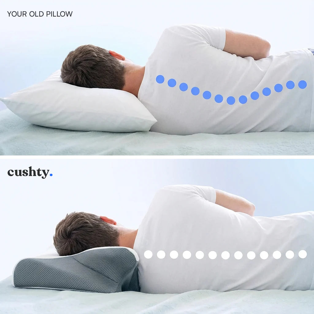 ELVORA™ Premium Orthopedic Sleep Pillow