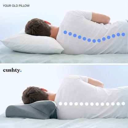 ELVORA™ Premium Orthopedic Sleep Pillow